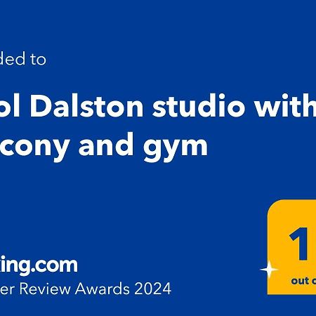 Cool Dalston Studio With Balcony And Gym Daire Londra Dış mekan fotoğraf