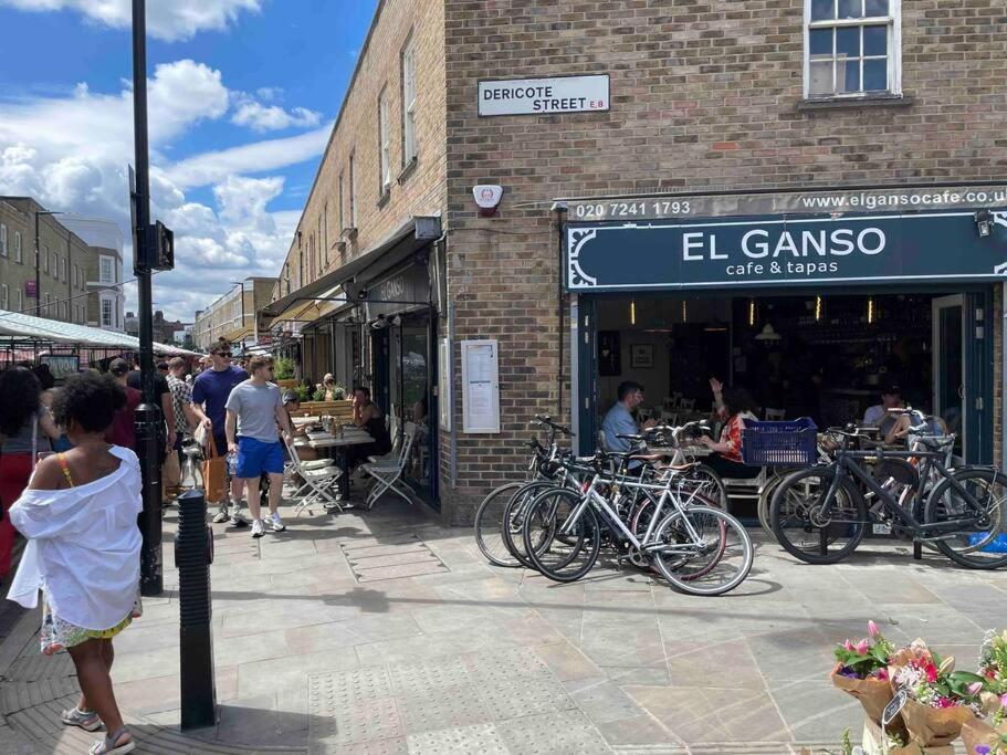 Cool Dalston Studio With Balcony And Gym Daire Londra Dış mekan fotoğraf